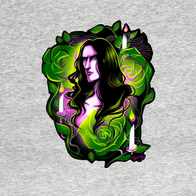 Illumination - Peter Steele Type O Negative by Magenta Arts